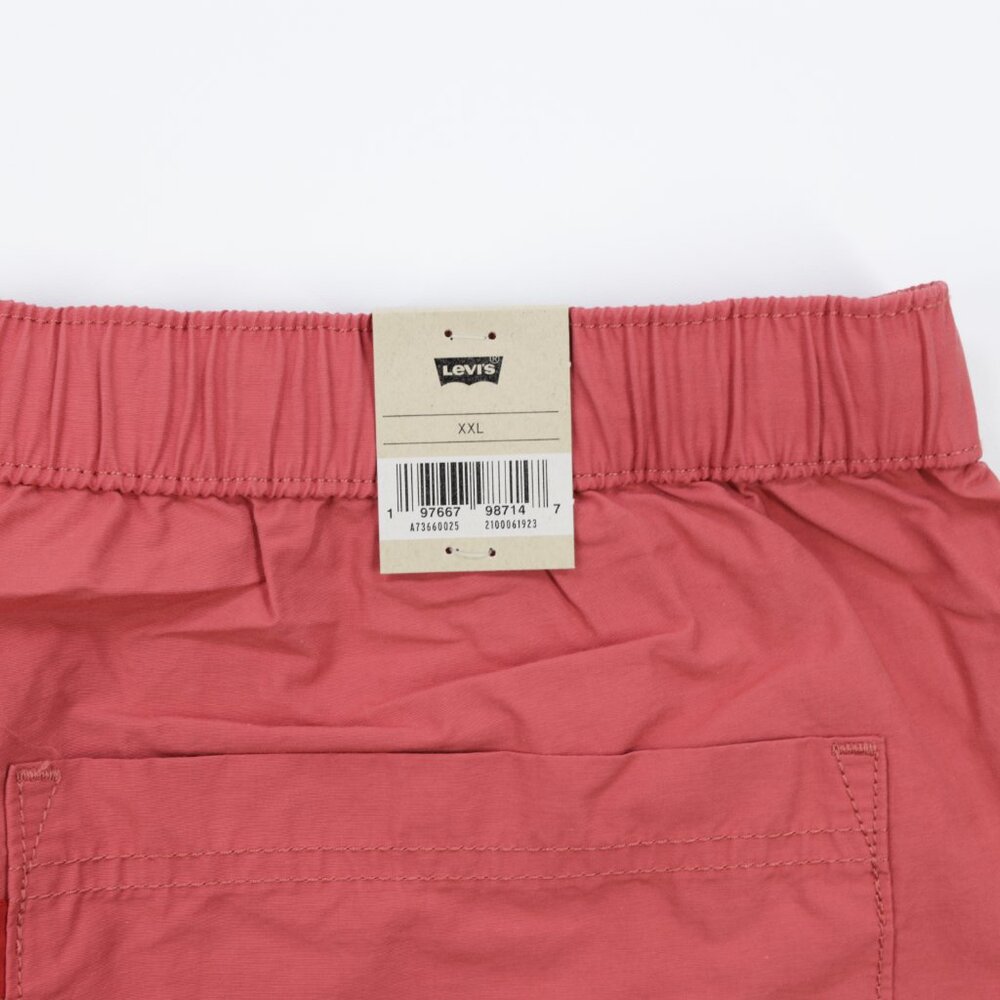 Levi's Men's XX Chino Easy 6" Elastic Drawstring Pocket Relaxed Shorts Red XXL - Picture 8 of 9